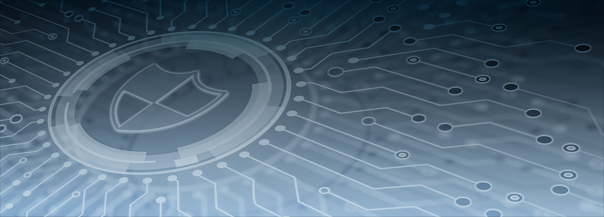 Cybersecurity Entra ID vs. IAM - Schild in digitalem Netzwerk